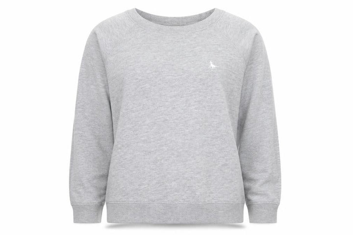 Jack Wills Womens Grey Crew Neck Pullover Sweatshirt Size 6