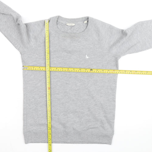 Jack Wills Womens Grey Crew Neck Pullover Sweatshirt Size 6