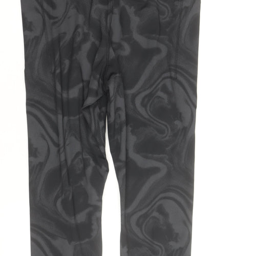 Marks and Spencer Womens Black Camouflage Goodmove Leggings Size 16