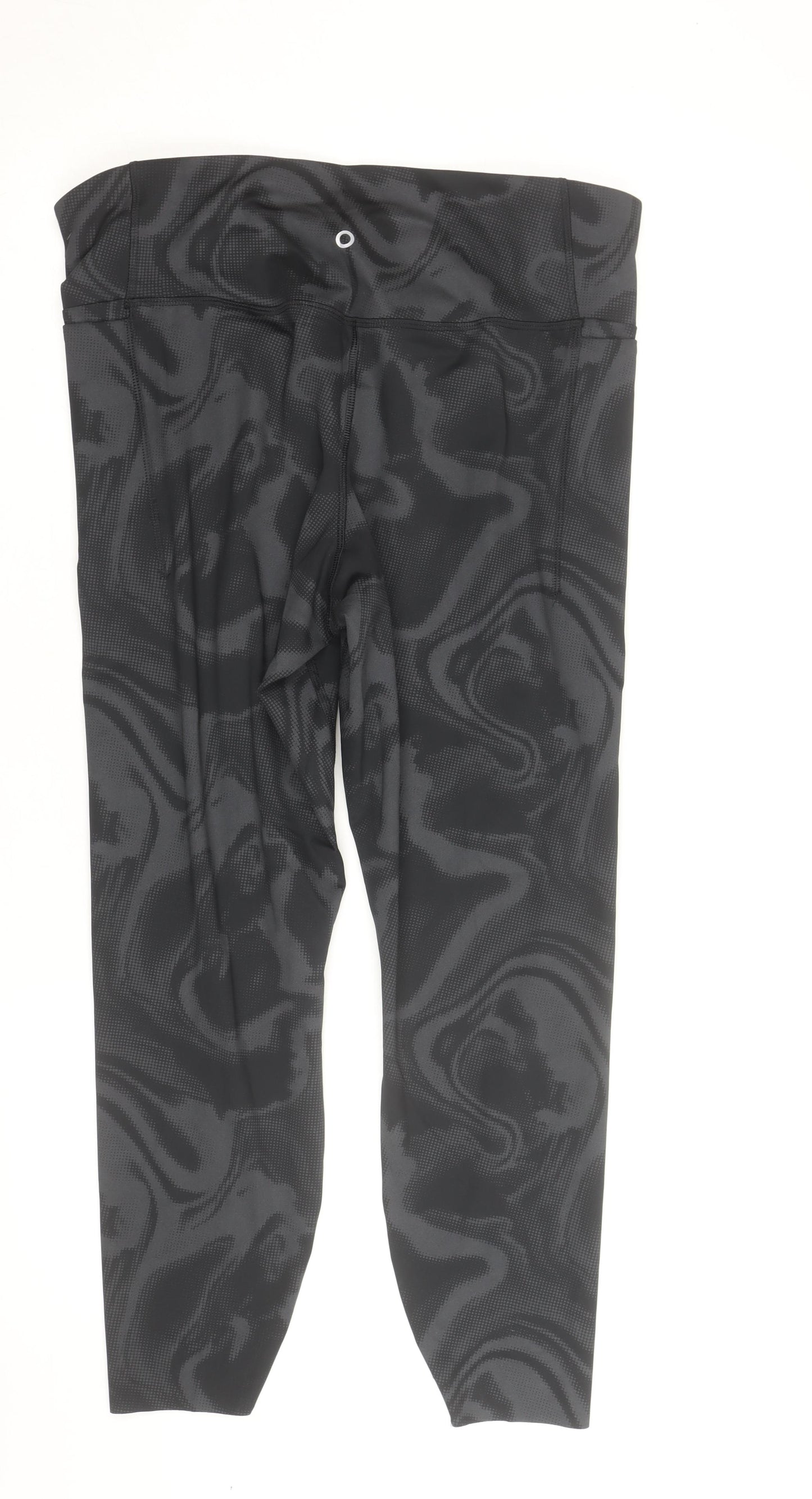 Marks and Spencer Womens Black Camouflage Goodmove Leggings Size 16