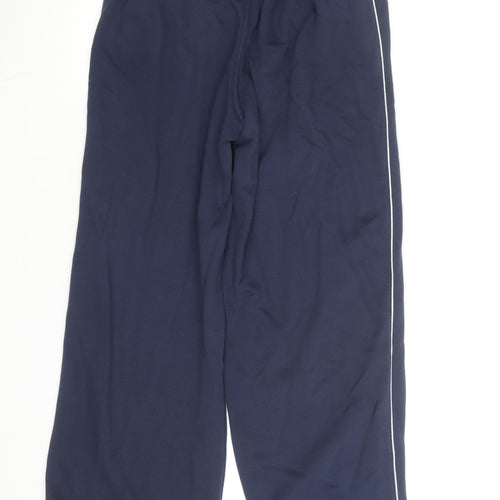 Nike Men's Blue XS Track Pants Fleece Joggers with Side Stripe
