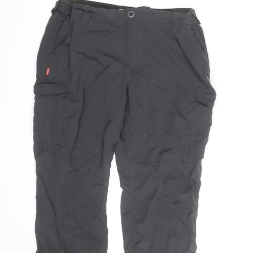 Craghoppers Men's Black 40R Cargo Trousers Lightweight Travel Pants