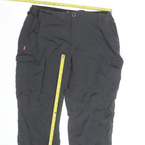 Craghoppers Men's Black 40R Cargo Trousers Lightweight Travel Pants