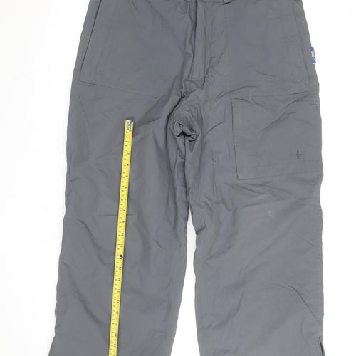 Mountain Warehouse Men's Grey L Insulated Waterproof Snow Pants