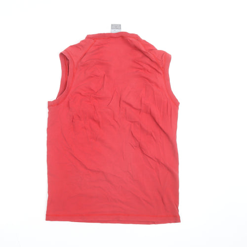 Nike Men's Red Sleeveless Athletic Training Top L
