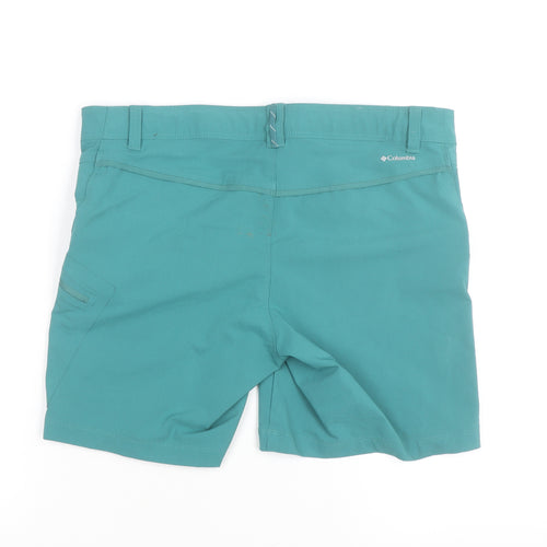 Columbia Women’s Green Size 10 Athletic Hiking Shorts Quick Dry