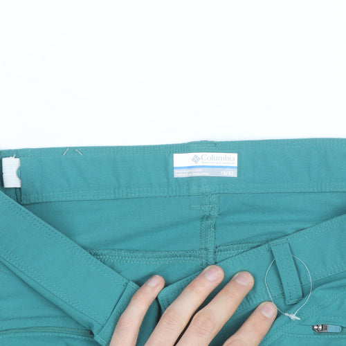 Columbia Women’s Green Size 10 Athletic Hiking Shorts Quick Dry