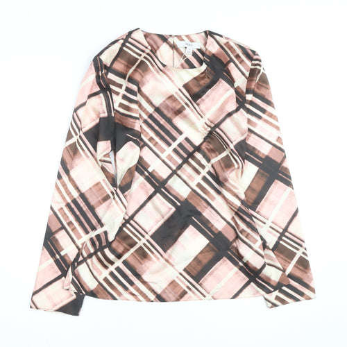 Marks and Spencer Women’s Multicoloured Check Tunic Blouse Size 10