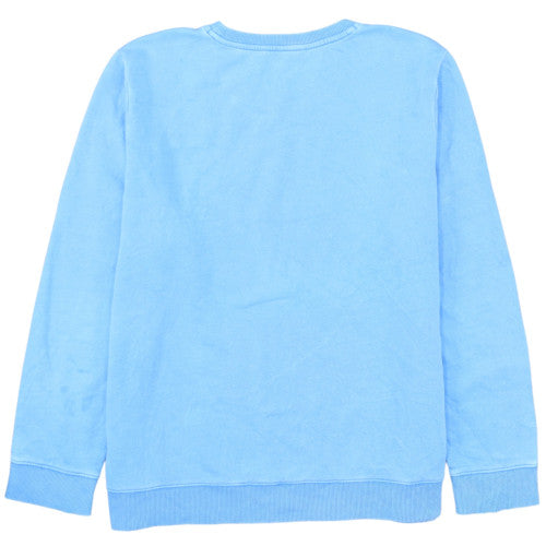 Tommy Hilfiger Men Blue XL Crew Neck Cotton Sweatshirt