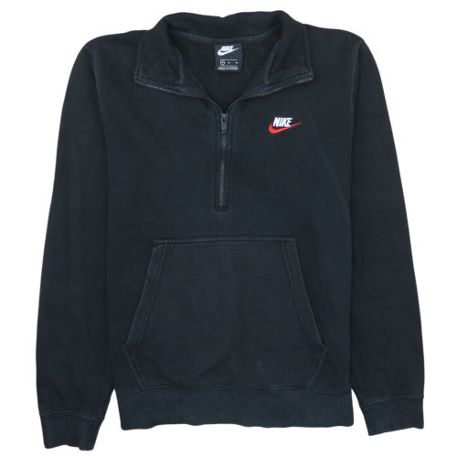 Nike Men's Black M 1/2 Zip Pullover Sweatshirt with Logo