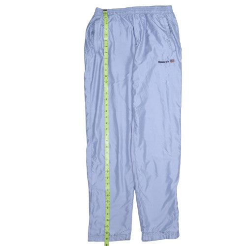 Reebok Men's Blue Track Pants M Lightweight Activewear Trousers
