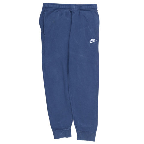 Nike Men's Blue Fleece Jogger Trousers M Regular Fit Activewear