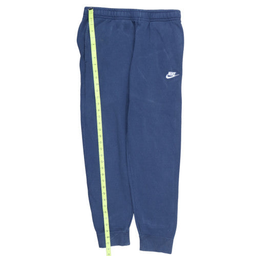 Nike Men's Blue Fleece Jogger Trousers M Regular Fit Activewear