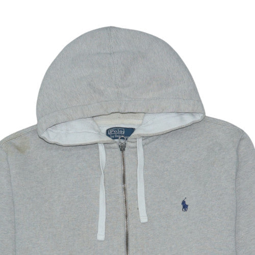 Polo Ralph Lauren Men's Grey Full Zip Hoodie Size XL Cotton Blend
