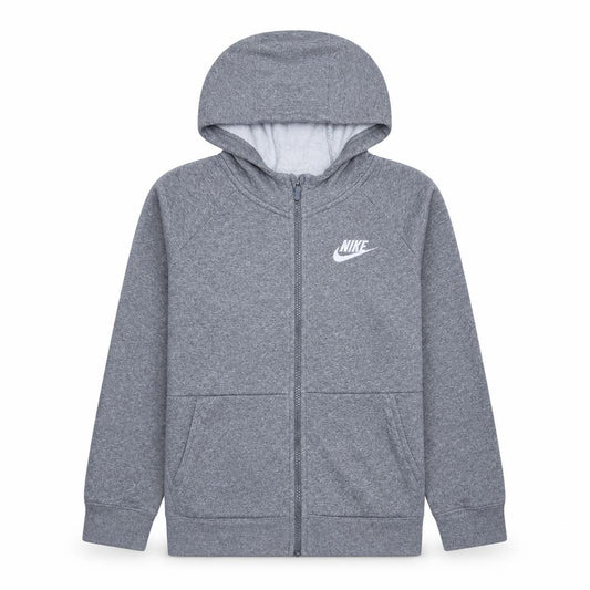 Nike Boys Grey Full Zip Hoodie XL 156-166cm Standard Fit