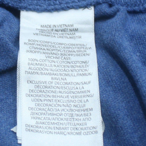 Ralph Lauren Men's Blue Cotton Button-Down Long Sleeve Shirt Size M