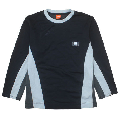 Hugo Boss Men's Black Crew Neck Pullover Sweatshirt L