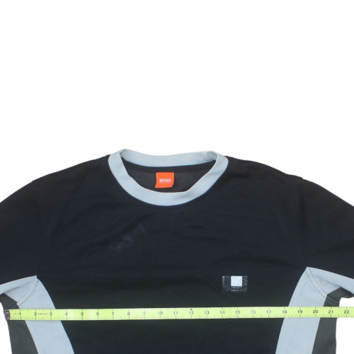 Hugo Boss Men's Black Crew Neck Pullover Sweatshirt L