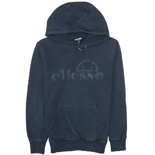 Ellesse Men’s Blue Pullover Hoodie Size M Fleece Logo Sweatshirt
