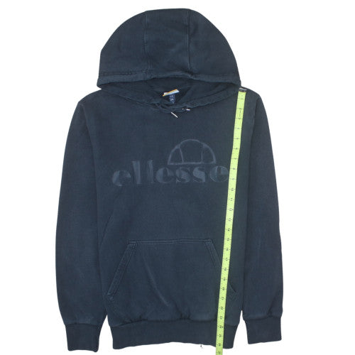 Ellesse Men’s Blue Pullover Hoodie Size M Fleece Logo Sweatshirt