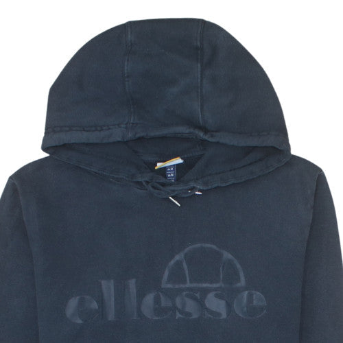 Ellesse Men’s Blue Pullover Hoodie Size M Fleece Logo Sweatshirt