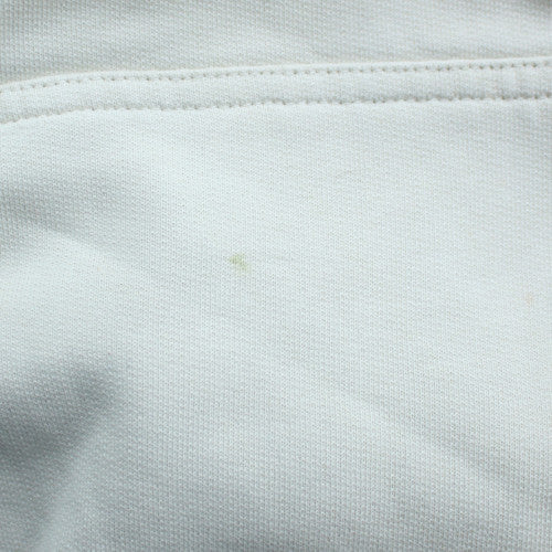 Calvin Klein Jeans Men's White L Pullover Hoodie with Logo