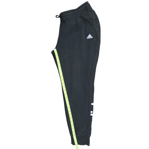 Adidas Men's Black XL Jogger Sweatpants Tapered Fleece Trousers