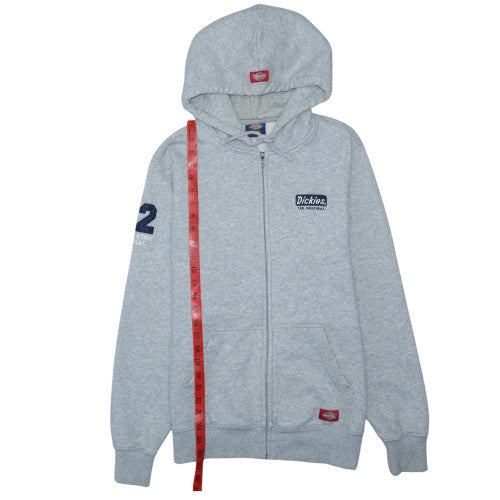 Dickies Men's Grey Full Zip Hoodie Size M Regular Fit