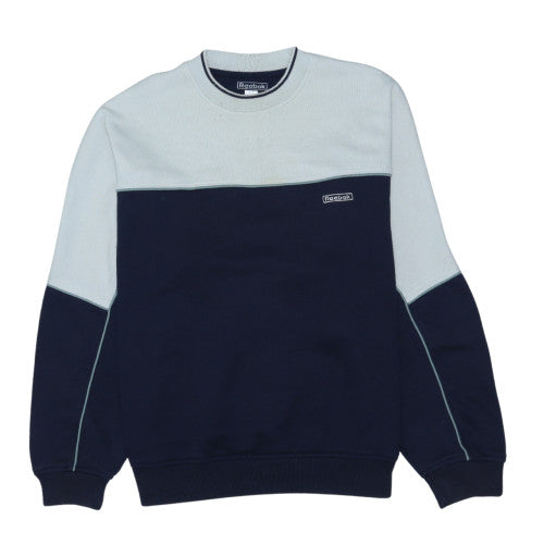 Reebok Men’s Blue Crew Neck Pullover Sweatshirt M Sports Style