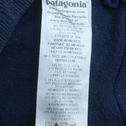 Patagonia Men's Blue Regular Fit Pullover Crew Neck Sweatshirt S