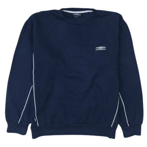 Umbro Men's Blue Crew Neck Pullover Sweatshirt M