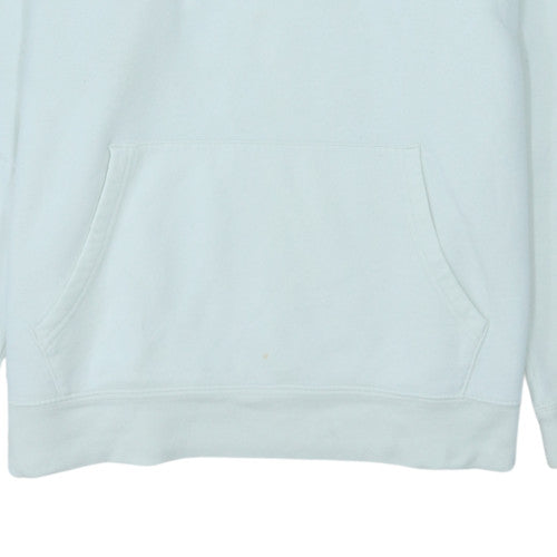 GAP Men's White XL Pullover Fleece Hoodie with Logo