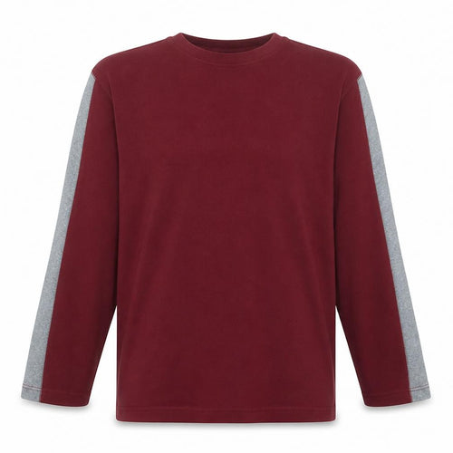 Gap Men’s Red Long Sleeve Cotton Colourblock Top XL