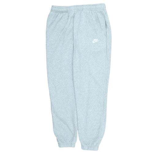 Nike Men’s Grey Fleece Jogger Trousers L Regular Fit Activewear