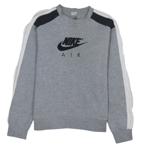 Nike Air Men's Grey Crew Neck Pullover Sweatshirt Size M