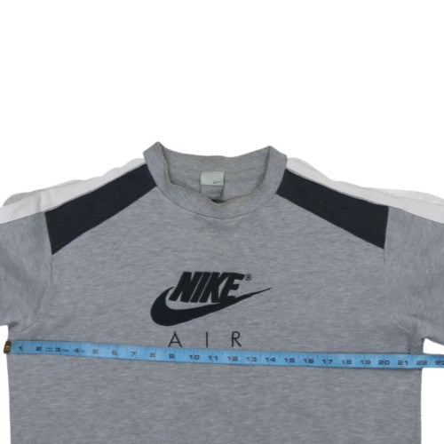 Nike Air Men's Grey Crew Neck Pullover Sweatshirt Size M