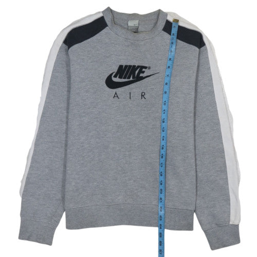 Nike Air Men's Grey Crew Neck Pullover Sweatshirt Size M