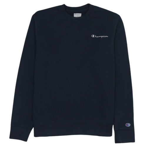 Champion Men's Black Crew Neck Pullover Sweatshirt L