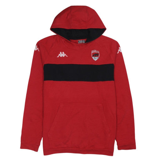 Kappa Men's Red Pullover Hoodie XL Rugby Logo Sportswear