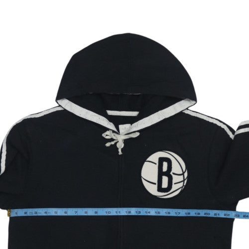 Adidas Men's Black Full Zip Hoodie L Sports Basketball Style