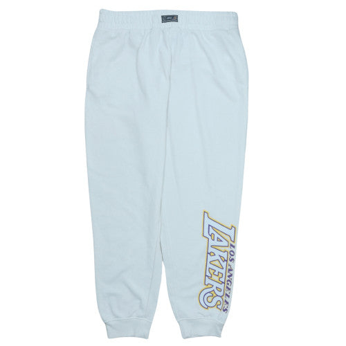 NBA Los Angeles Lakers Mens White Jogger Sweatpants Size L