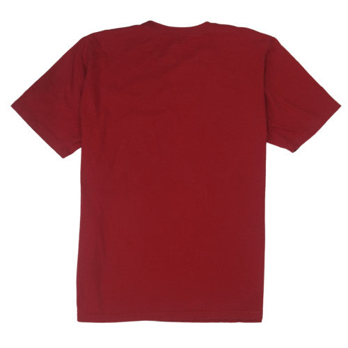 Nike Men's Red XL Regular Fit Sports Logo Crew Neck T-Shirt