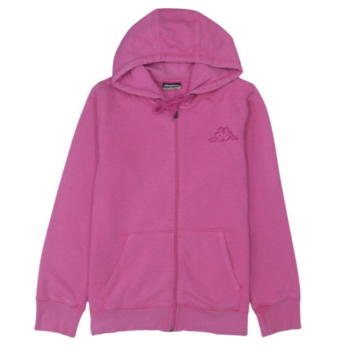 Kappa Womens Pink Full Zip Hoodie Size 2XL Cotton Blend Casual