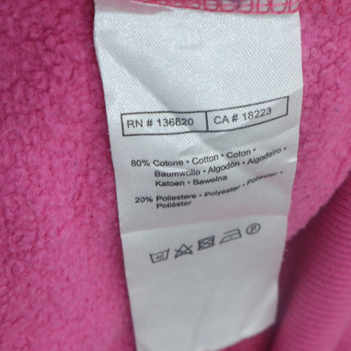 Kappa Womens Pink Full Zip Hoodie Size 2XL Cotton Blend Casual