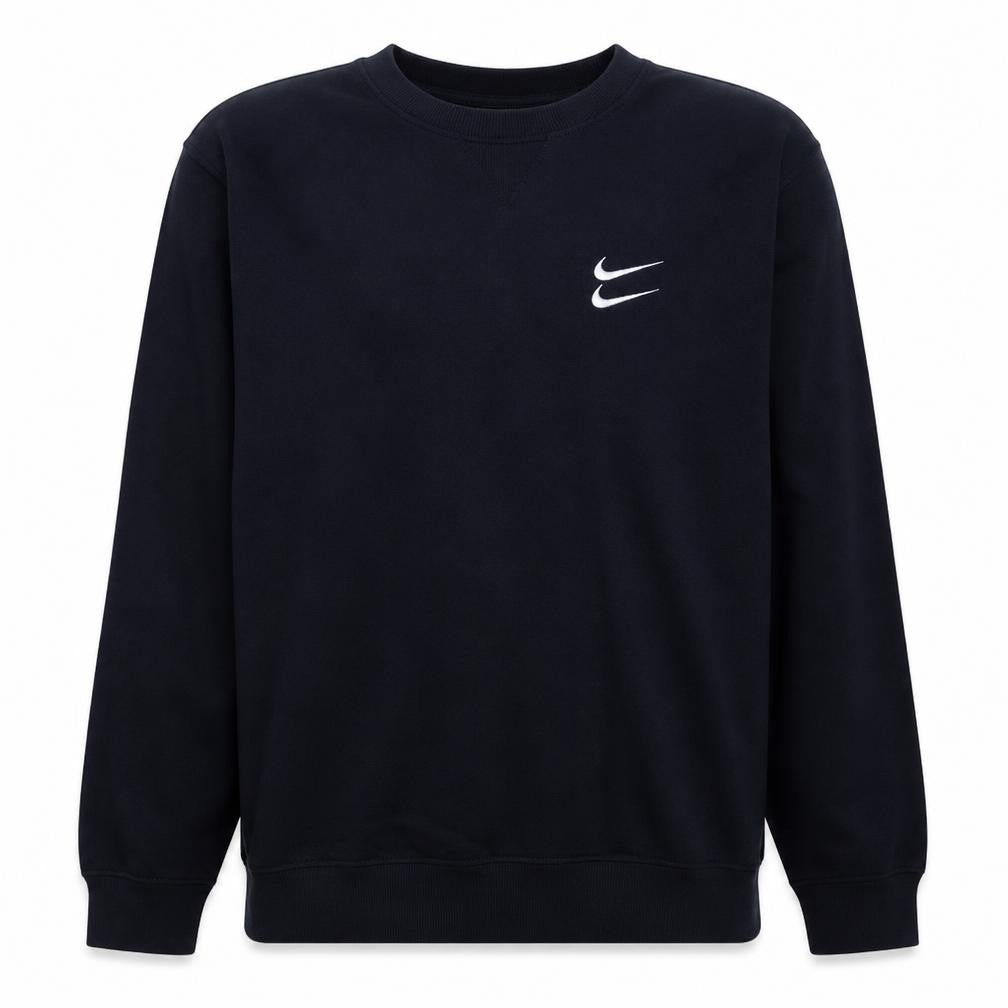 Front view of Nike Men’s Blue XL Crew Neck Pullover Sweatshirt