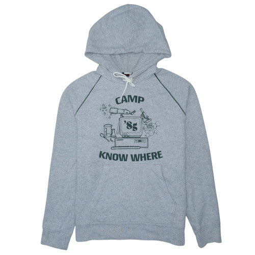 Levi's Men's Grey Pullover Hoodie with Camp Know Where Graphic Size M