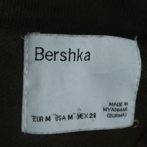 Bershka Men’s Brown Varsity Jacket M Retro College Style