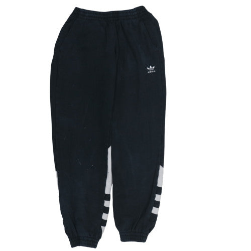 Adidas Men’s Black Regular Fit Jogger Trousers Size M Fleece Sportswear