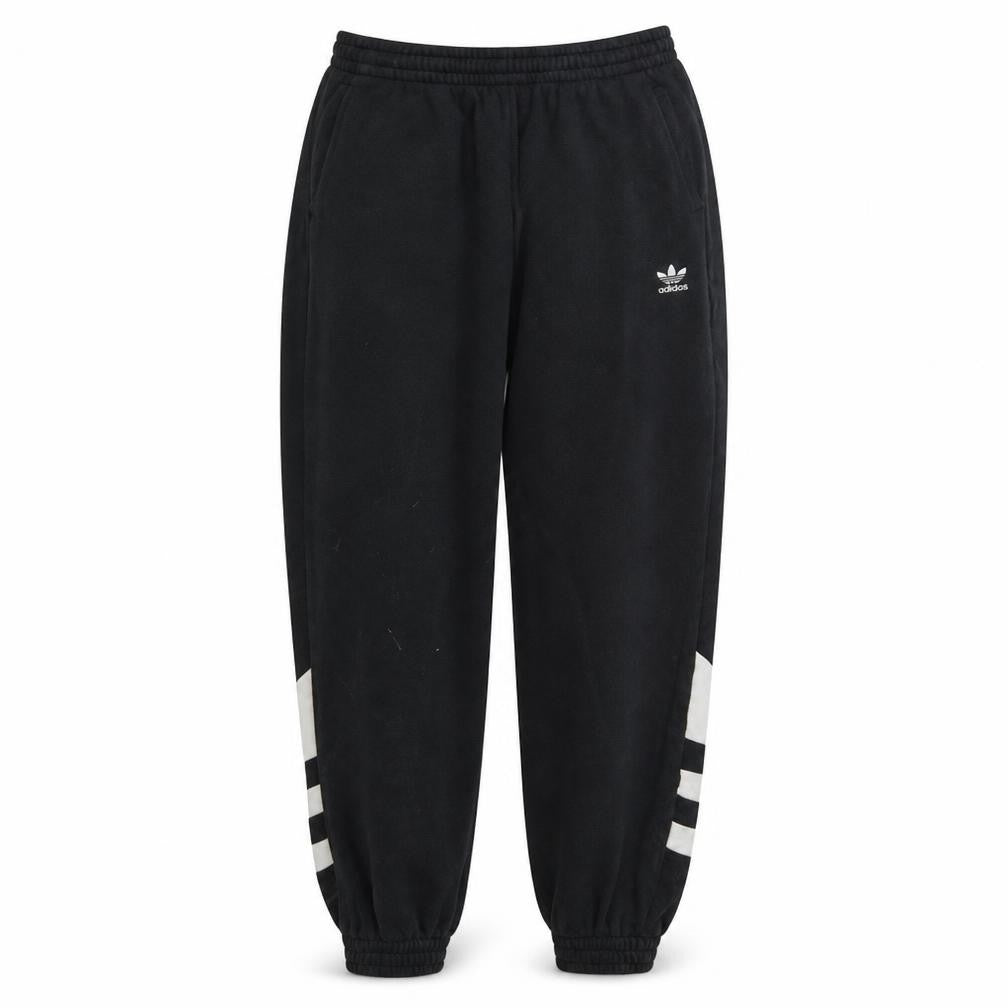 Adidas Men’s Black Regular Fit Jogger Trousers Size M Fleece Sportswear