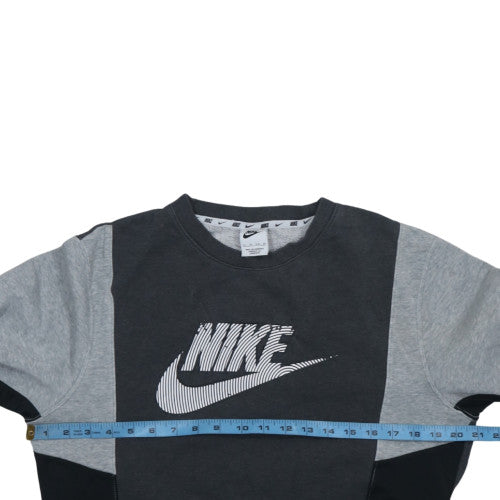 Nike Mens Grey XS Pullover Graphic Logo Sweatshirt